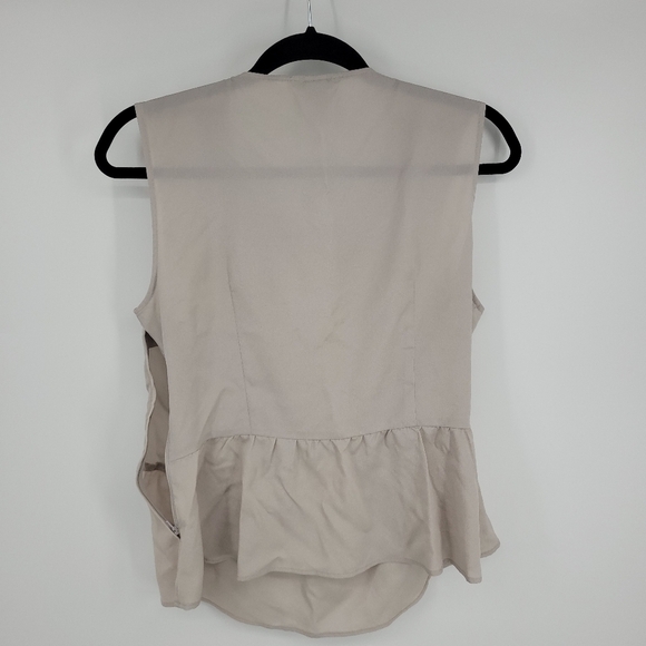 H&M Peter Pan Collar Top Sequins Detail Size 12 - Picture 4 of 14